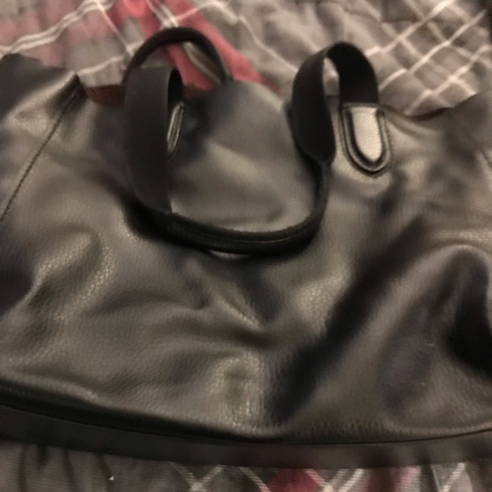 Coach purse black barley used pocketed inside